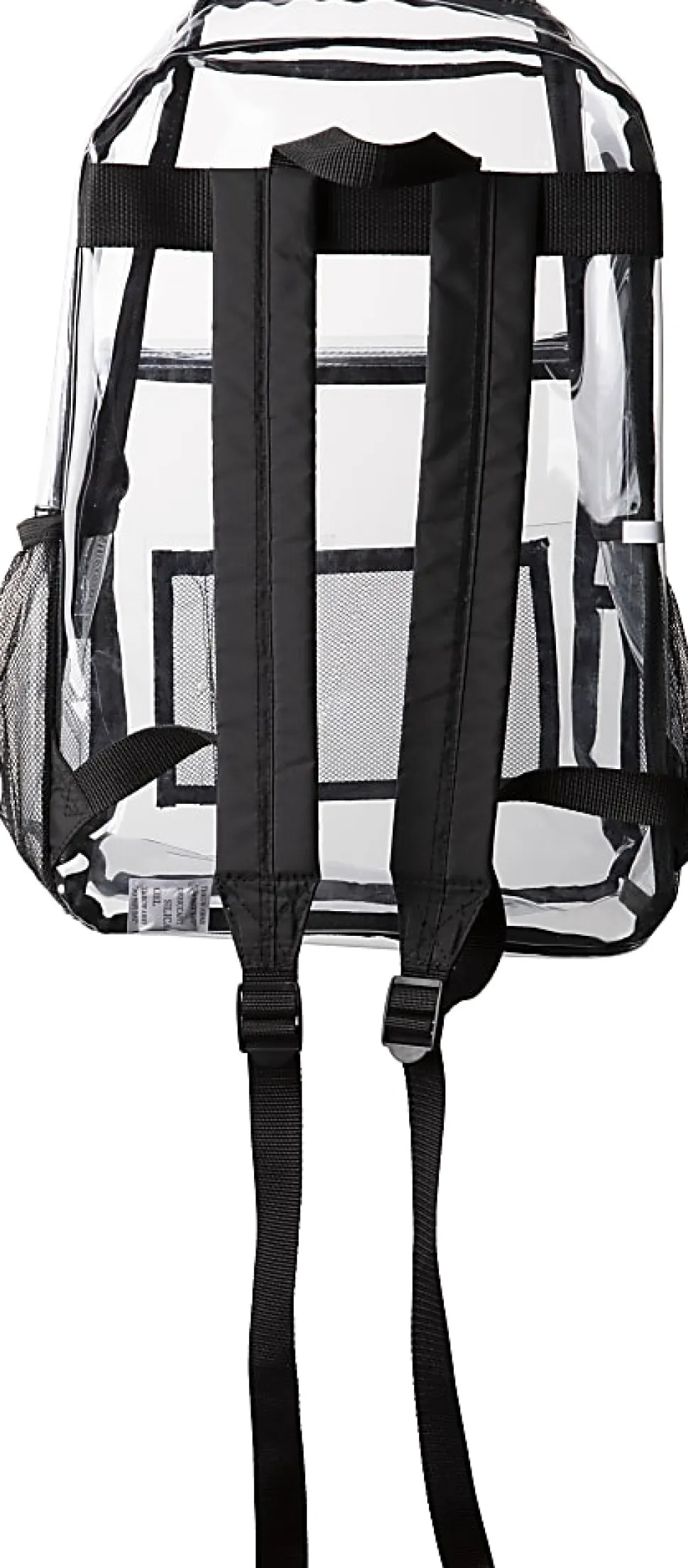 TJ Riley Clear Backpack, Transparent