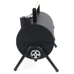 TJ Riley Tabletop Charcoal Grill, 10”H x 10”W x 14”D, Black
