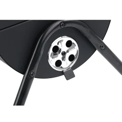 TJ Riley Tabletop Charcoal Grill, 10”H x 10”W x 14”D, Black