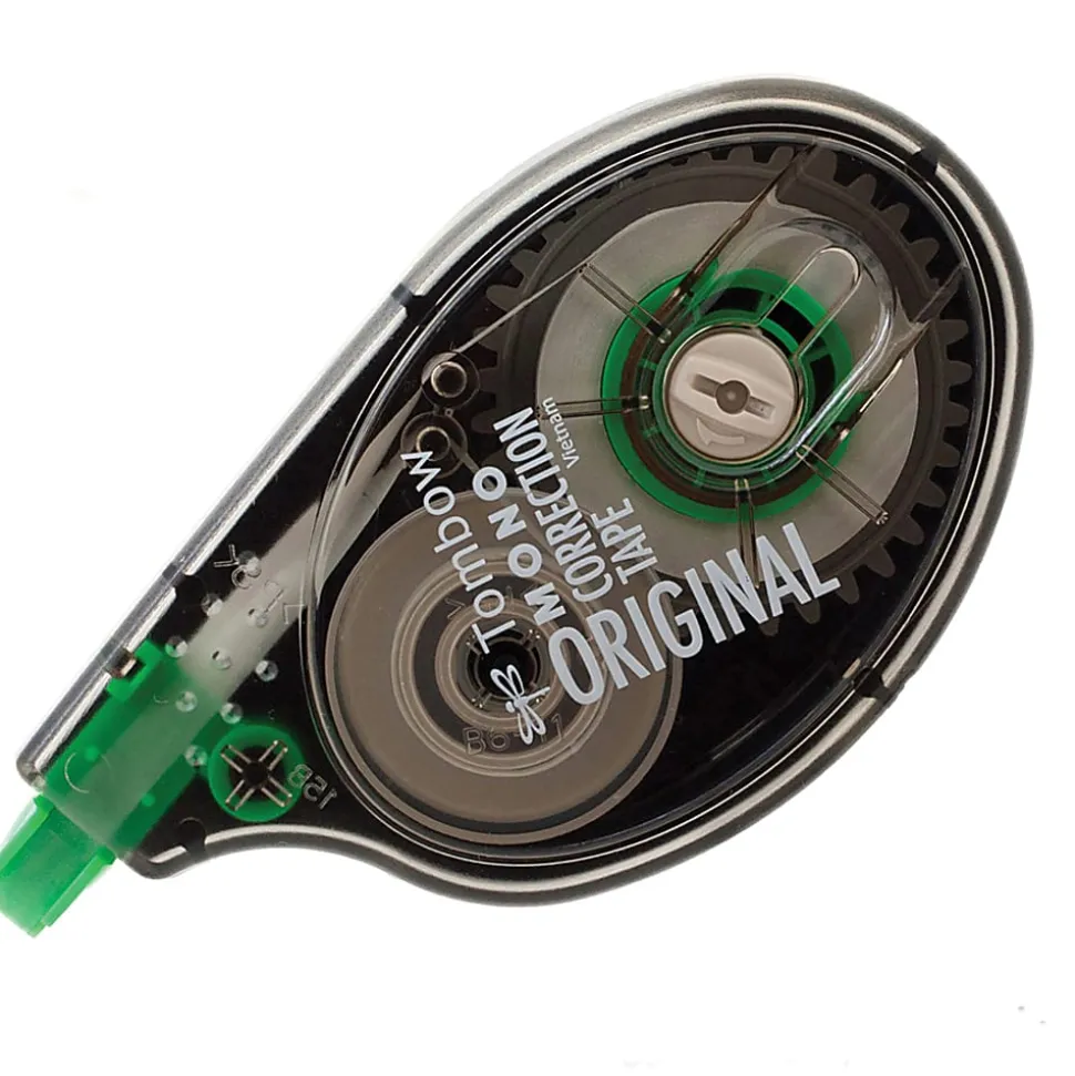 Tombow® Mono® Correction Tape, Mini, 1/6" x 32 4/5", 50% Recycled, White, Pack Of 10