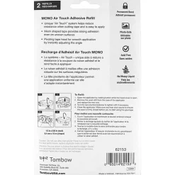 Tombow Refill 2-Pack, MONO Air Touch Adhesive - 17.50 yd Length x 0.33