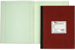 TOPS™ Computation Notebook, 11 3/4" x 9 1/4", 4 x 4 Quad, 75 Sheets