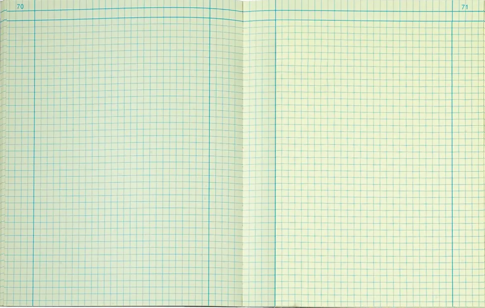 TOPS™ Computation Notebook, 11 3/4" x 9 1/4", 4 x 4 Quad, 75 Sheets