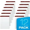 TOPS™ Docket Gold™ Premium Writing Pads, 8 1/2" x 11 3/4", Legal Ruled, 50 Sheets, White, Pack Of 12 Pads