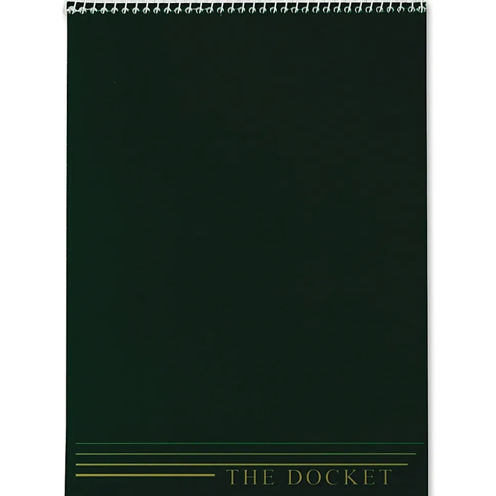 TOPS Docket Wirebound Legal Writing Pads - Letter - 70 Sheets - Wire Bound - 0.34" Ruled - 16 lb Basis Weight - 63633