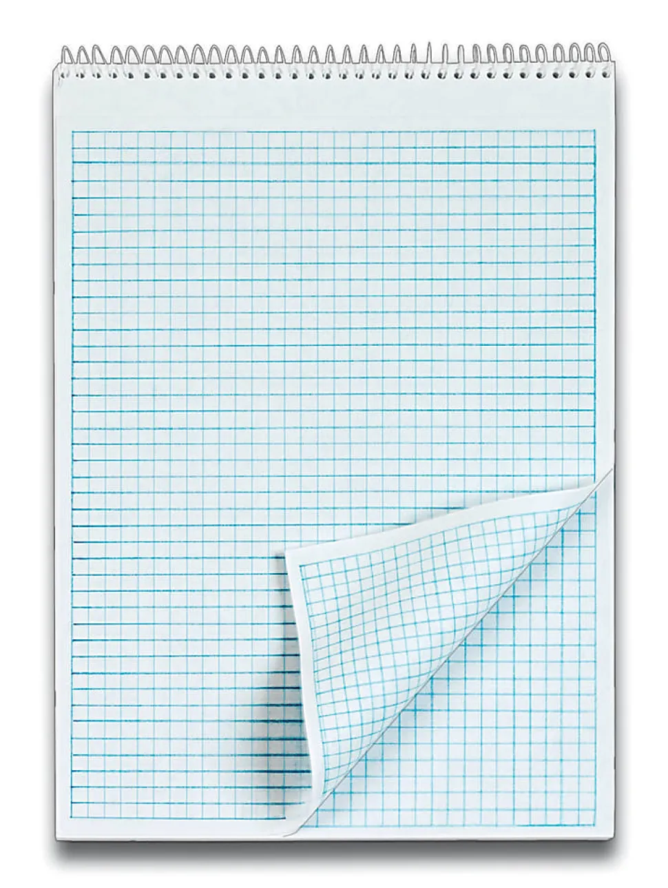 TOPS™ Docket® Wirebound Quadrille Pad, 8 1/2" x 11", 35 Sheets, White