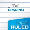 TOPS™ Docket™ Writing Pads, 8 1/2" x 11 3/4", Legal Ruled, 50 Sheets Per Pad, White, Pack Of 12 Pads