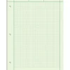 TOPS™ Engineer's Computation Pads, 8 1/2" x 11", Green, 100 Sheets