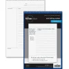 TOPS™ FocusNotes™ Top-Wire Notebook, 8 1/2" x 11", 70 Sheets, Blue/White