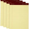 TOPS Gold Fibre Premium Rule Writing Pads - Letter - 50 Sheets - Watermark - Stapled/Glued - 0.34" Ruled - 20032