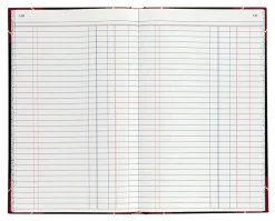 Tops Hardbound Book, 11 3/4" x 7 1/4", Journal, Single Entry Ledger Ruling, 300 Pages (150 Sheets)