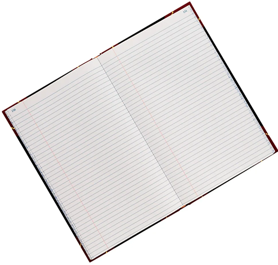 Tops Hardbound Book, 11 3/4" x 7 1/4", Record Ruling, 300 Pages (150 Sheets)