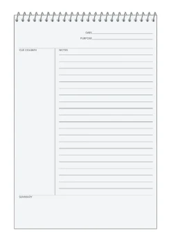TOPS™ Idea Collective Steno Book, 6" x 9", 80 Sheets, White