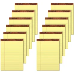 TOPS Letr-trim Perforated Legal Pads - 50 Sheets - Double Stitched - 0.34" Ruled - 16 lb Basis Weight - 7532