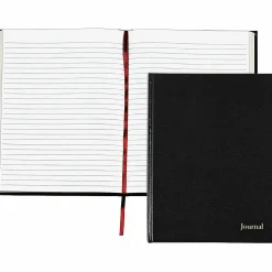 TOPS⢠Professional Business Journal With Planning Pages, 8 1/2" x 11", Legal Ruled, 80 Sheets, Black