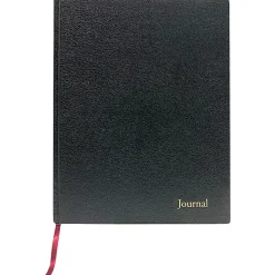 TOPS™ Professional Business Journal With Planning Pages, 8 1/2" x 11", Legal Ruled, 80 Sheets, Black