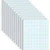 TOPS™ Quadrille Pads, 5 x 5 Squares/Inch, 50 Sheets, White/Blue