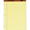 TOPS The Legal Pad Writing Pad - 50 Sheets - Double Stitched - 0.34" Ruled - 16 lb Basis Weight - 8 1/2"x11 3/4" - 0