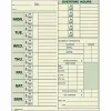 TOPS® Time Cards (Replaces Original Card 331-10), Named Days, 2-Sided, 8 1/2" x 3 1/2", Box Of 500