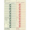 TOPS® Time Cards (Replaces Original Card CH107-2), Numbered Days, 2-Sided, 9" x 3 1/2", Box Of 500
