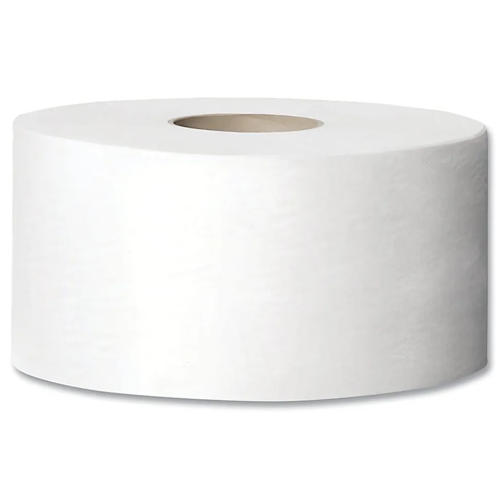 Tork Advanced Mini-Jumbo Roll 2-Ply Bath Tissue, 2-5/16” x 3-1/2”, White, 320 Sheets Per Roll, Carton Of 12 Rolls