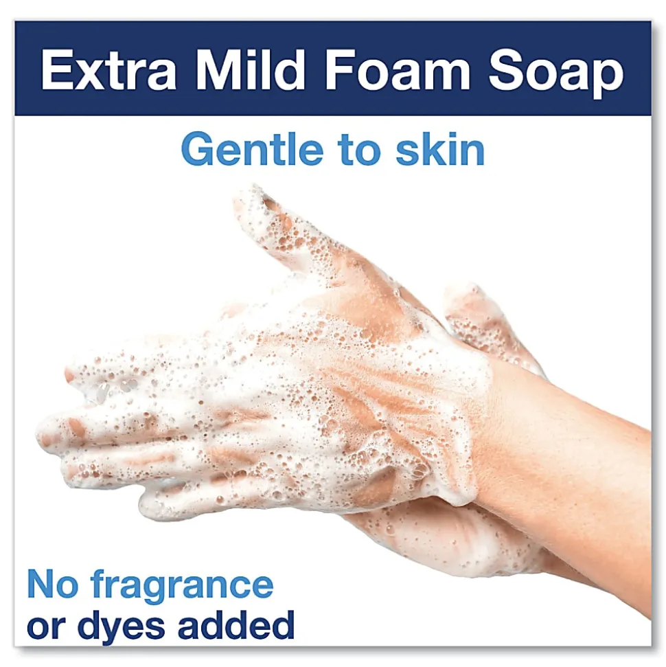 Tork® Extra Mild Foam Soap Refill, Unscented, 1 L, 6/Carton