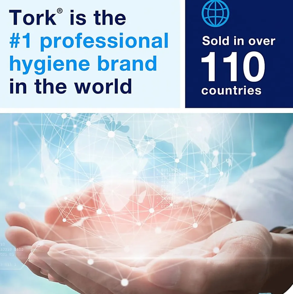 Tork Universal Bath Tissue Roll - 2 Ply - 3.75"x205.33 ft - 616 Sheets/Roll - 5" Roll Diameter - White - Fiber - Embossed, Soft, Absorbent - - 0