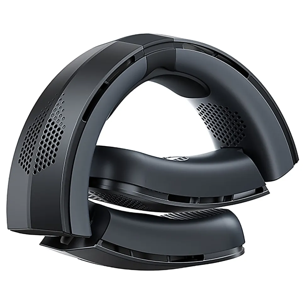 TORRAS® COOLiTE™ Foldable 4-Speed Portable Neck Fan with 4,000 mAh Battery, Space Black