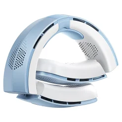 TORRAS® COOLiTE™ Foldable 4-Speed Portable Neck Fan with 4,000 mAh Battery, Light Blue