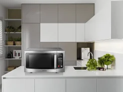 Toshiba 1.6 Cu Ft Microwave With Inverter Technology, Stainless Steel