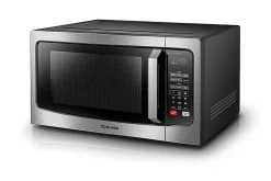 Toshiba 1.6 Cu Ft Microwave With Inverter Technology, Stainless Steel