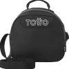 Totto Lunch Box, 8-11/16"H x 5-15/16"W x 7-1/2"D, Black, Total Qty 1