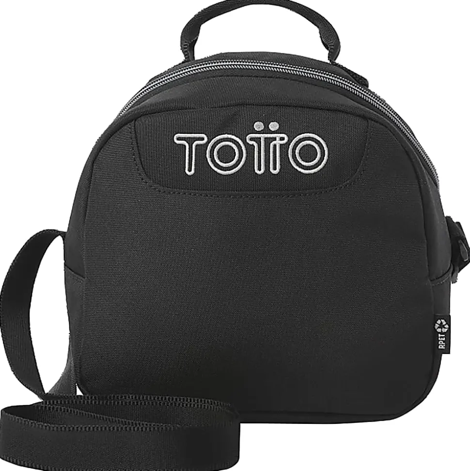 Totto Lunch Box, 8-11/16"H x 5-15/16"W x 7-1/2"D, Black, Total Qty 1