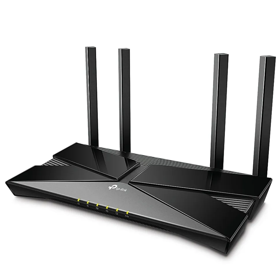 TP-LINK® Archer AX3000 4-Stream Gigabit Wi-Fi 6 Router, Black