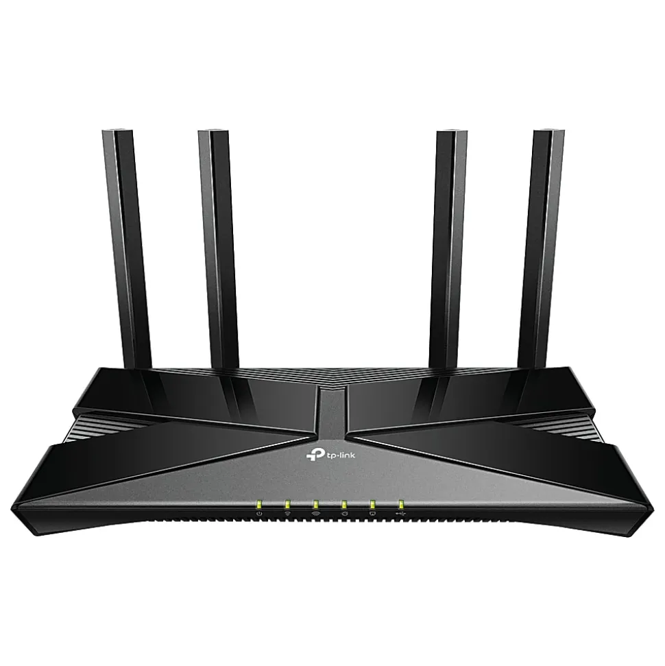 TP-LINK® Archer AX3000 4-Stream Gigabit Wi-Fi 6 Router, Black