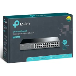 TP-LINKĀ® 24-Port Gigabit Desktop/Rackmount Switch, TL-SG1024D