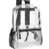 Trailmaker Backpack, Clear/Black Trim