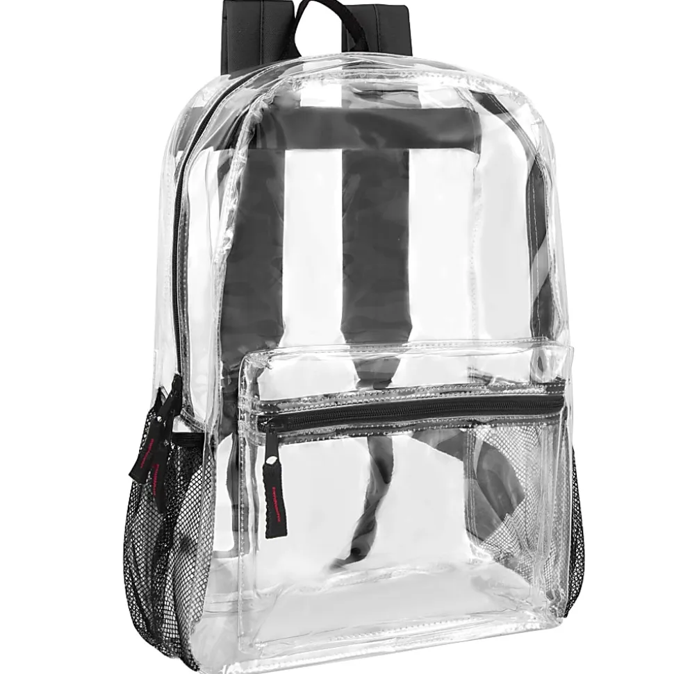 Trailmaker Backpack, Clear/Black Trim