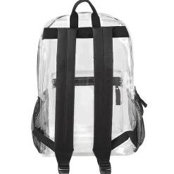 Trailmaker Backpack, Clear/Black Trim