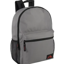 Trailmaker Backpacks With Side Mesh Pockets, Assorted Colors, Set Of 24 Backpacks