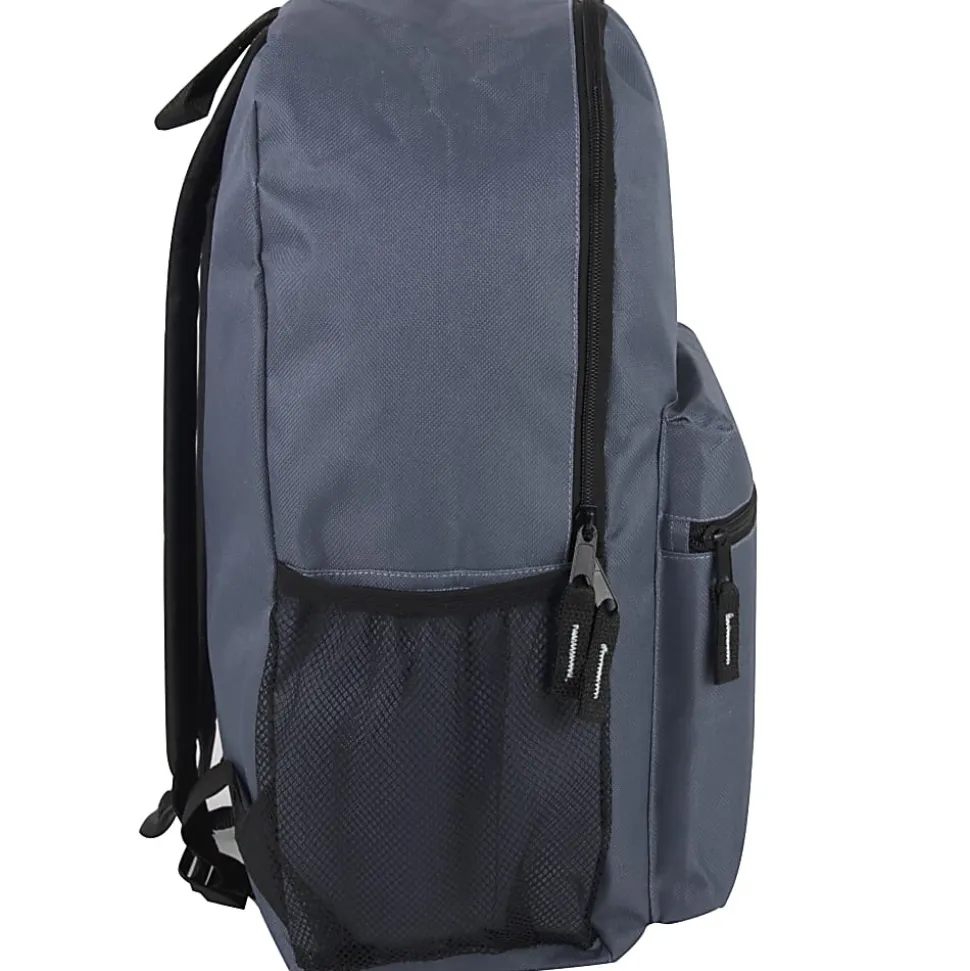 Trailmaker Backpacks With Side Mesh Pockets, Assorted Colors, Set Of 24 Backpacks
