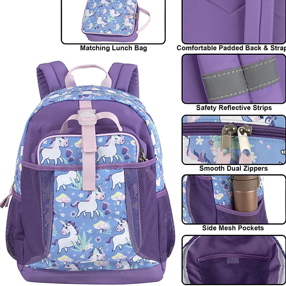 Trailmaker Backpack With Lunch Box, Unicorn
