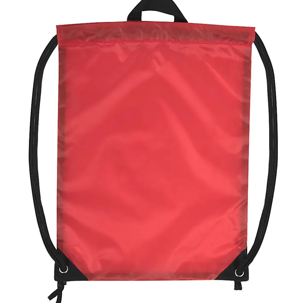 Trailmaker Basic Drawstring Bags, 18", Assorted Colors, Pack Of 100 Bags