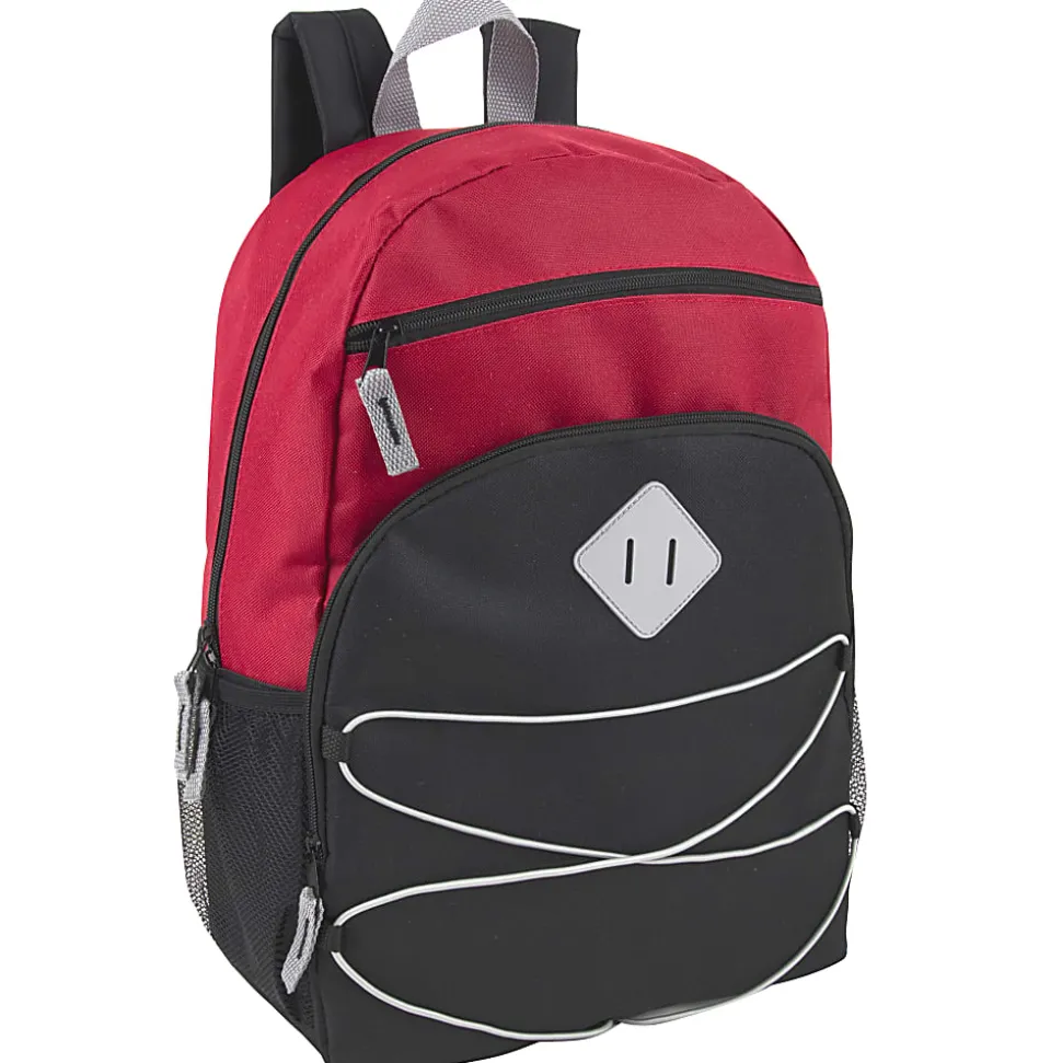 Trailmaker Bungee Backpacks, Assorted Colors, Boy, Case Of 24 Backpacks
