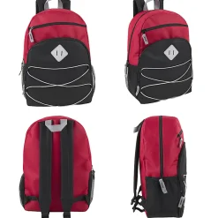 Trailmaker Bungee Backpacks, Assorted Colors, Boy, Case Of 24 Backpacks