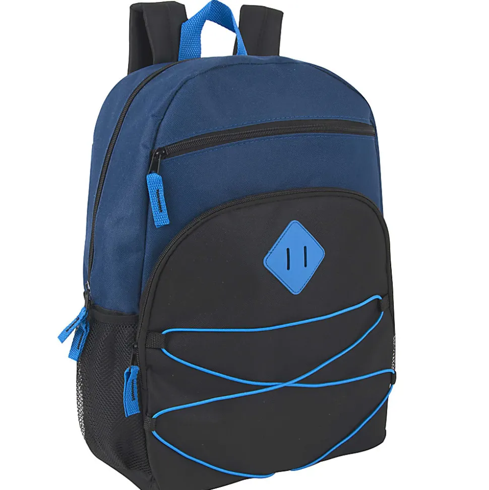 Trailmaker Bungee Backpacks, Assorted Colors, Boy, Case Of 24 Backpacks