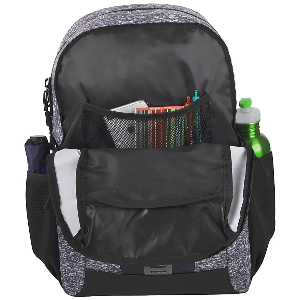 Trailmaker Bungee Backpack With 17" Laptop Sleeve, Gray