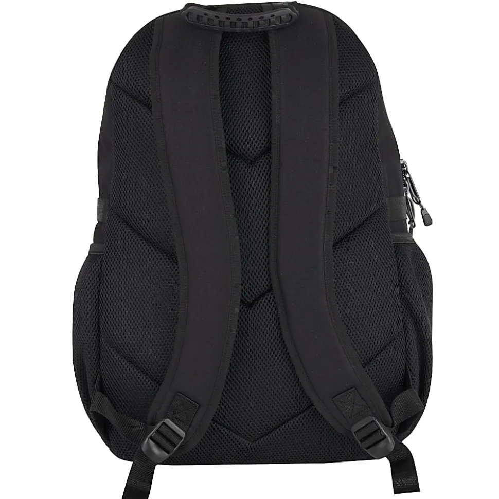 Trailmaker Bungee Backpack With 17" Laptop Sleeve, Black