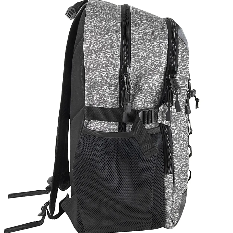 Trailmaker Casepack Bungee Backpacks, Gray, Pack Of 24 Backpacks