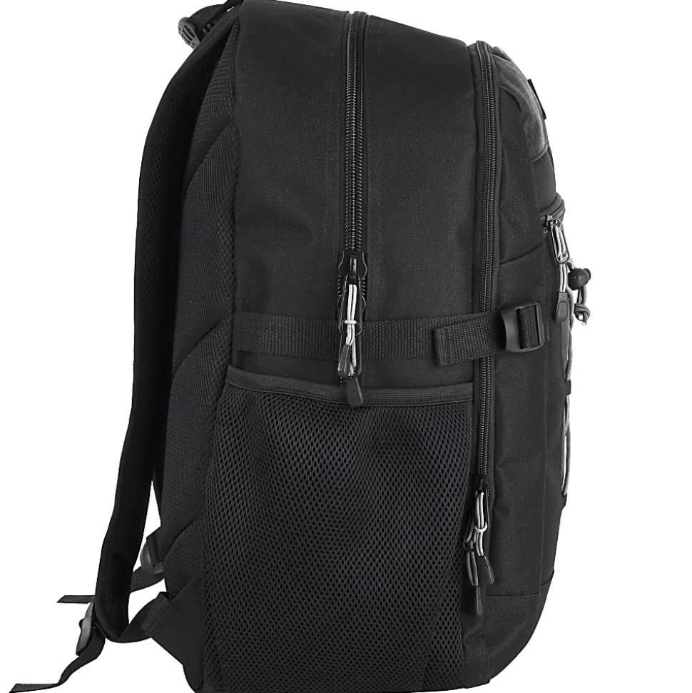 Trailmaker Casepack Bungee Backpacks, Black, Pack Of 24 Backpacks